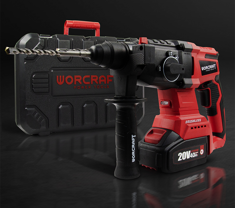 Акумуляторний безщітковий перфоратор WORCRAFT CRH-S20LiBAM