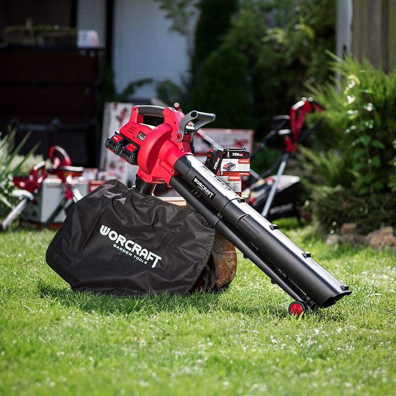 Акумуляторний садовий пилосос WORCRAFT CLBV-S40Li