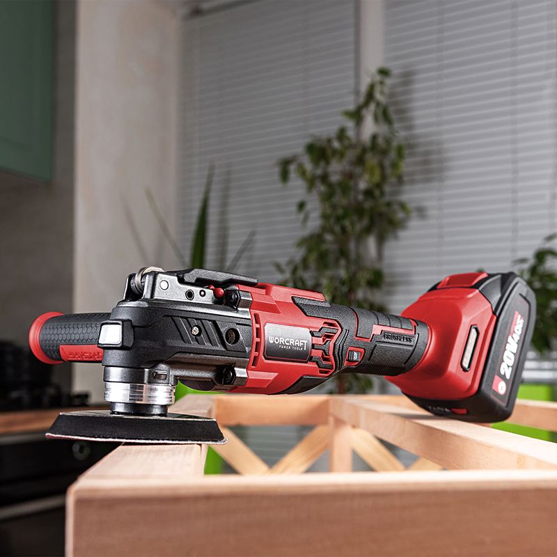 Акумуляторний безщітковий реноватор (багатофункціональний інструмент) WORCRAFT CMT‑S20LiB