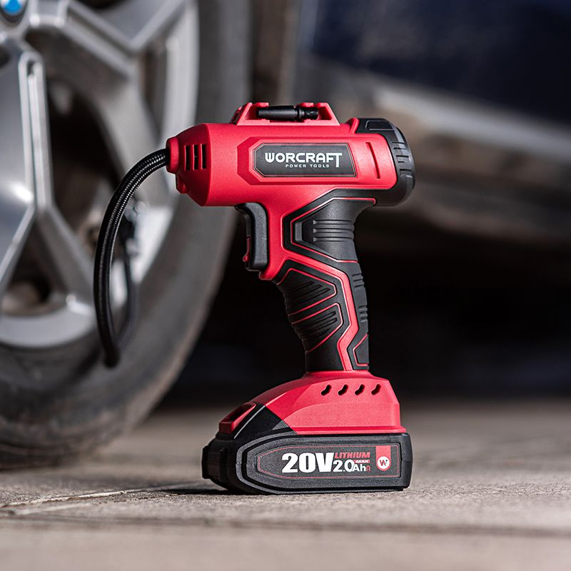 Акумуляторний компресор повітряний WORCRAFT CAC-S20LiG