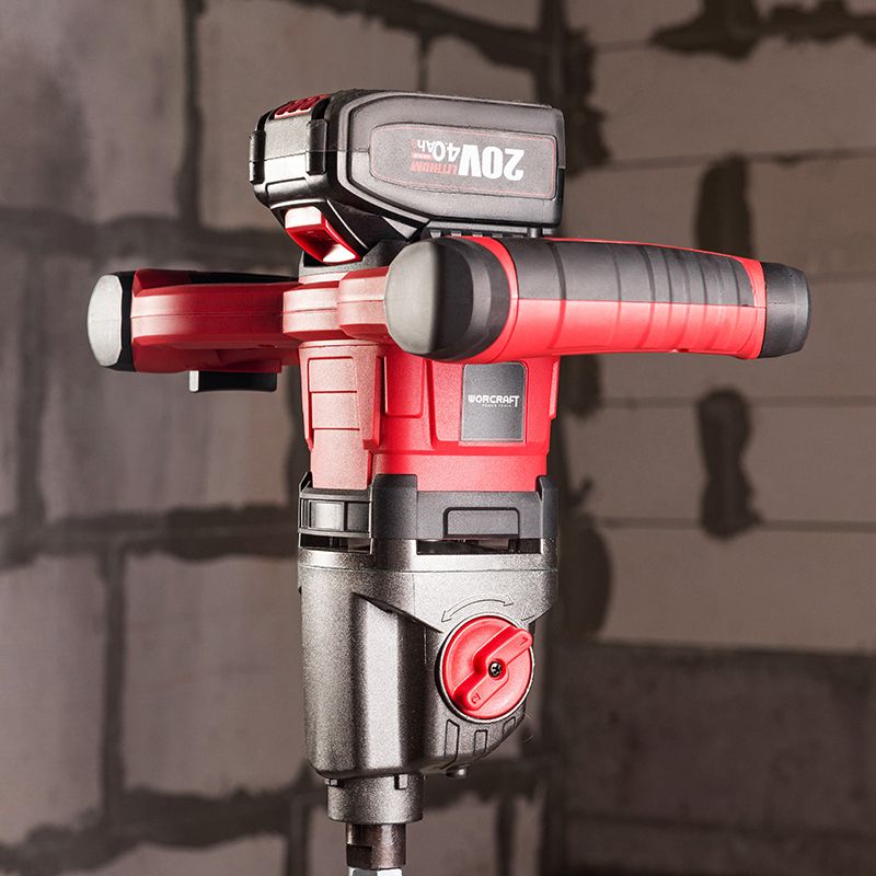 Акумуляторний безщітковий міксер будівельний WORCRAFT CMX-S20LiB