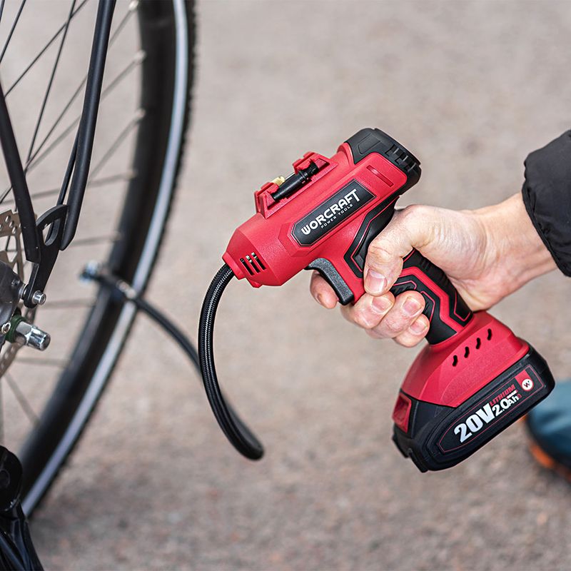 Акумуляторний компресор повітряний WORCRAFT CAC-S20LiG