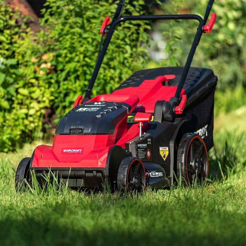 Акумуляторна безщіткова газонокосарка WORCRAFT CLM-S40LiBL