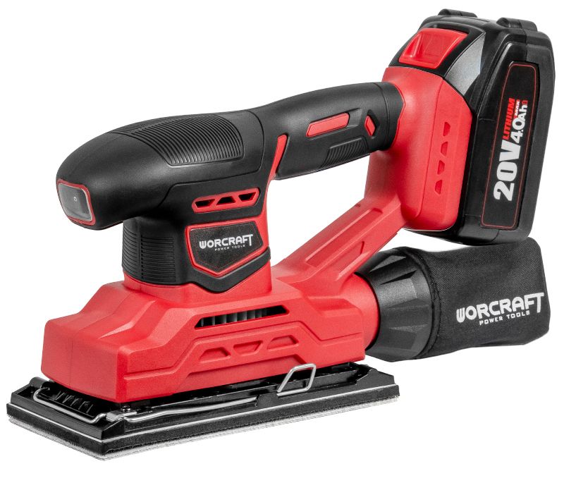 Акумуляторна шліфмашина вібраційна WORCRAFT CFS-S20Li