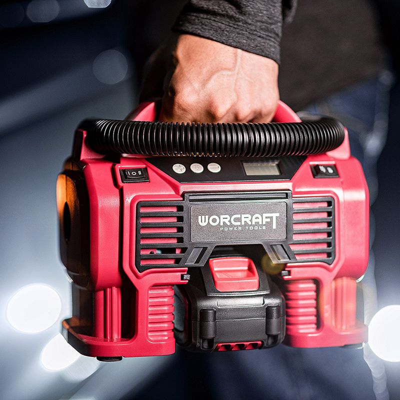 Акумуляторний компресор повітряний WORCRAFT CAC-S20LiA