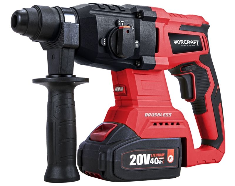 Акумуляторний безщітковий перфоратор WORCRAFT CRH-S20LiBA