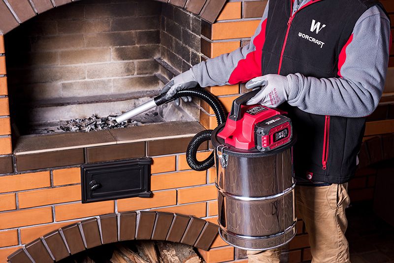 Акумуляторний будівельний пилосос WORCRAFT CAVC-S20Li-18L