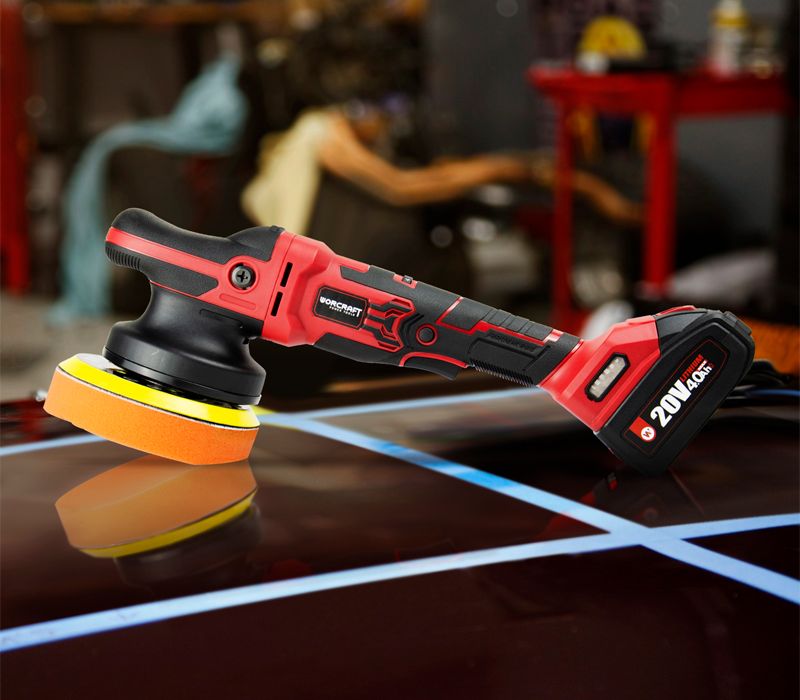 Акумуляторна безщіткова полірувальна машина WORCRAFT COP-S20LiBH