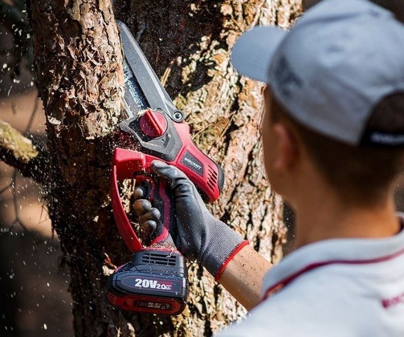 Акумуляторна безщіткова міні-пила ланцюгова WORCRAFT CHS-S20LiBPM