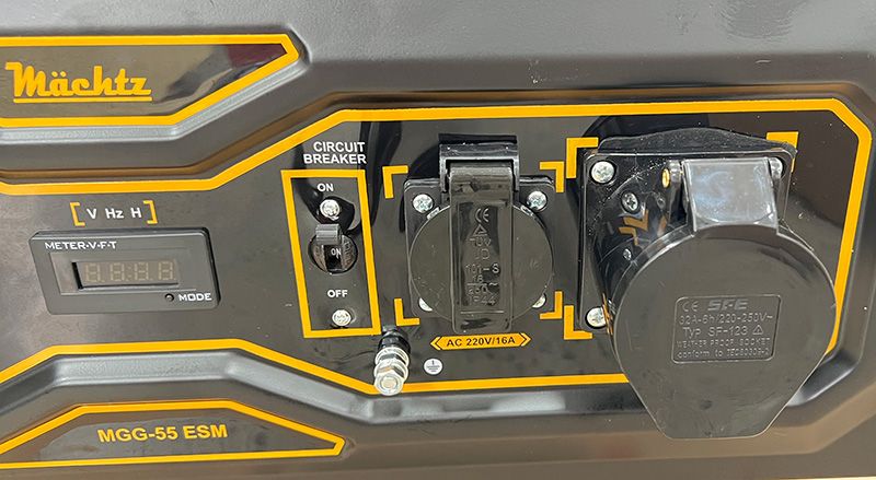 Генератор бензиновий 5,5 кВт Mächtz MGG‑55 ESM