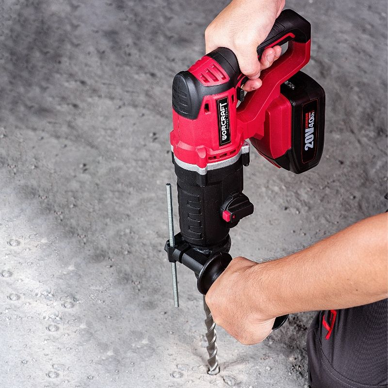 Акумуляторний перфоратор WORCRAFT CRH-S20LiT