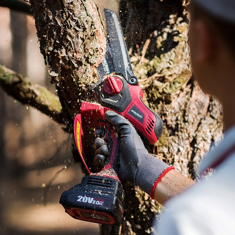 Акумуляторна безщіткова міні-пила ланцюгова WORCRAFT CHS-S20LiBP