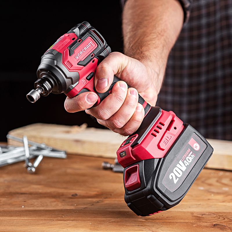 Акумуляторний безщітковий гайковерт ударний WORCRAFT CIS‑S20LiBH