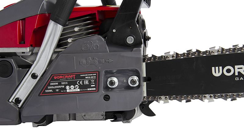 Бензопила WORCRAFT WCG-2818