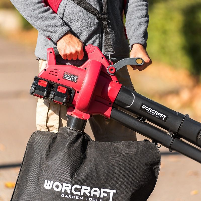Акумуляторний садовий пилосос WORCRAFT CLBV-S40Li