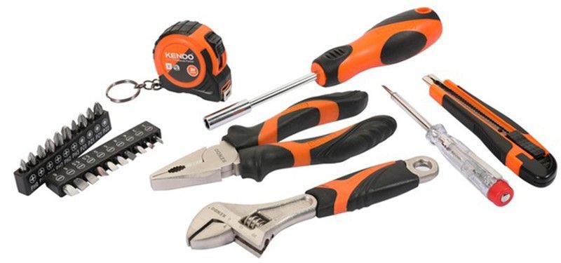 Набір інструментів для дому (26шт) KENDO, 26 предметів