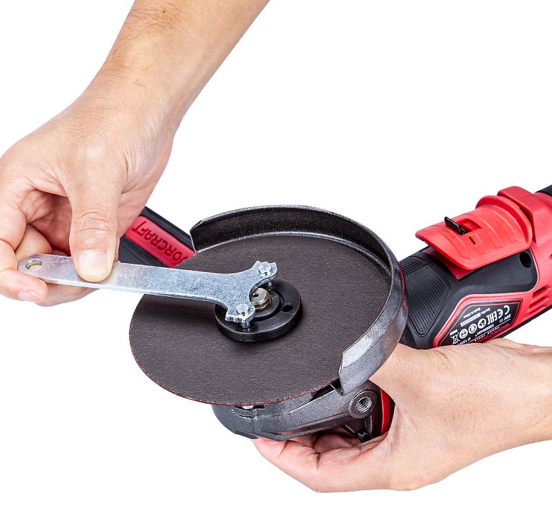 Акумуляторна шліфмашина кутова WORCRAFT CAG-S20Li-125