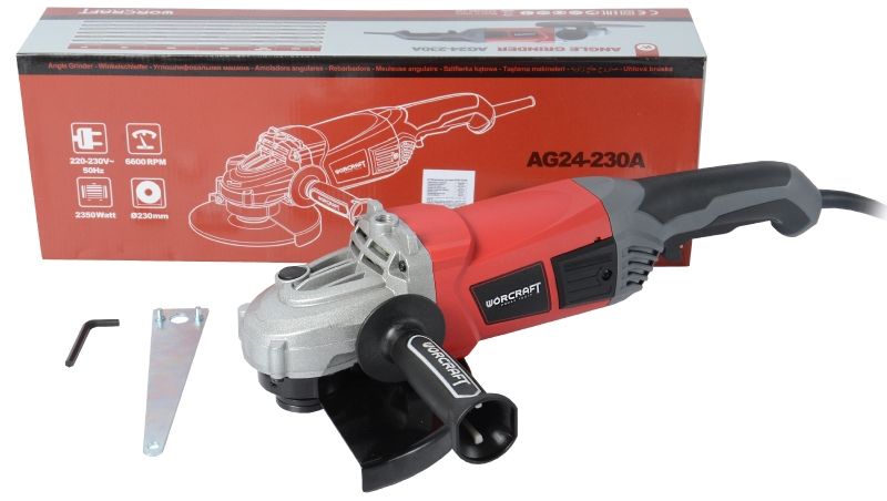 Шліфмашина кутова WORCRAFT AG24-230A