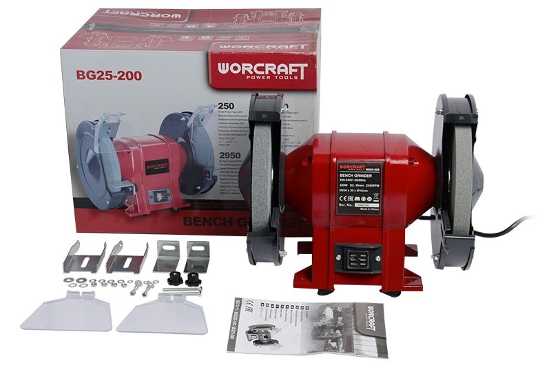 Верстат заточувальний WORCRAFT BG25-200