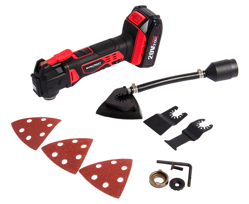 Акумуляторний реноватор (багатофункціональний інструмент) WORCRAFT CMT-S20Li