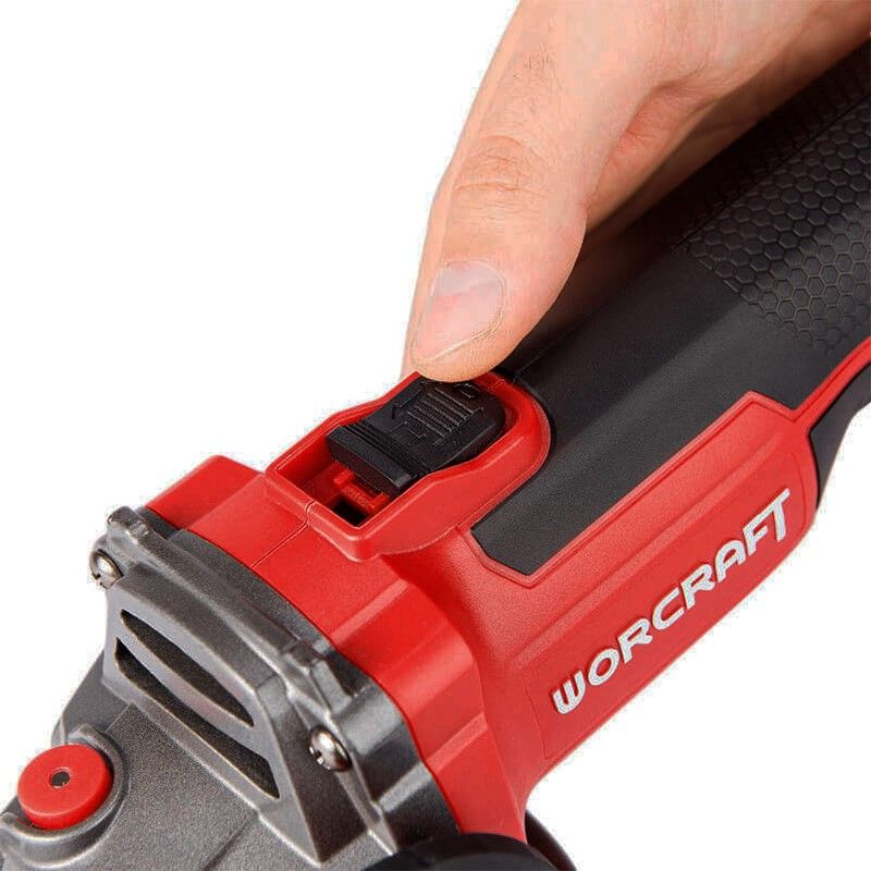 Акумуляторна безщіткова шліфмашина кутова WORCRAFT CAG-S20LIBH-125B