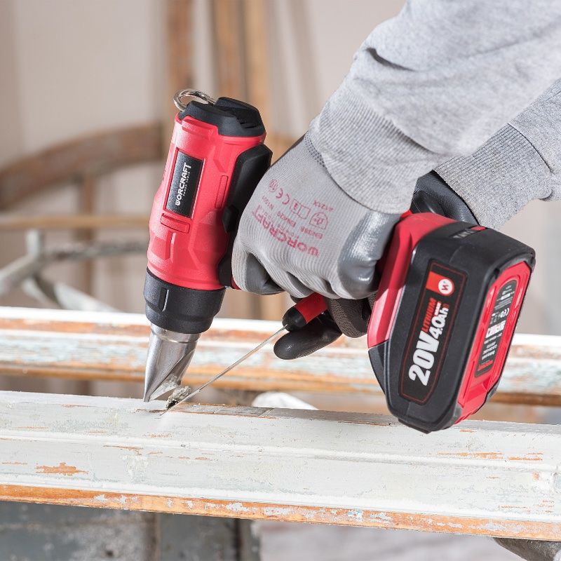 Акумуляторний фен будівельний WORCRAFT CHG-S20Li