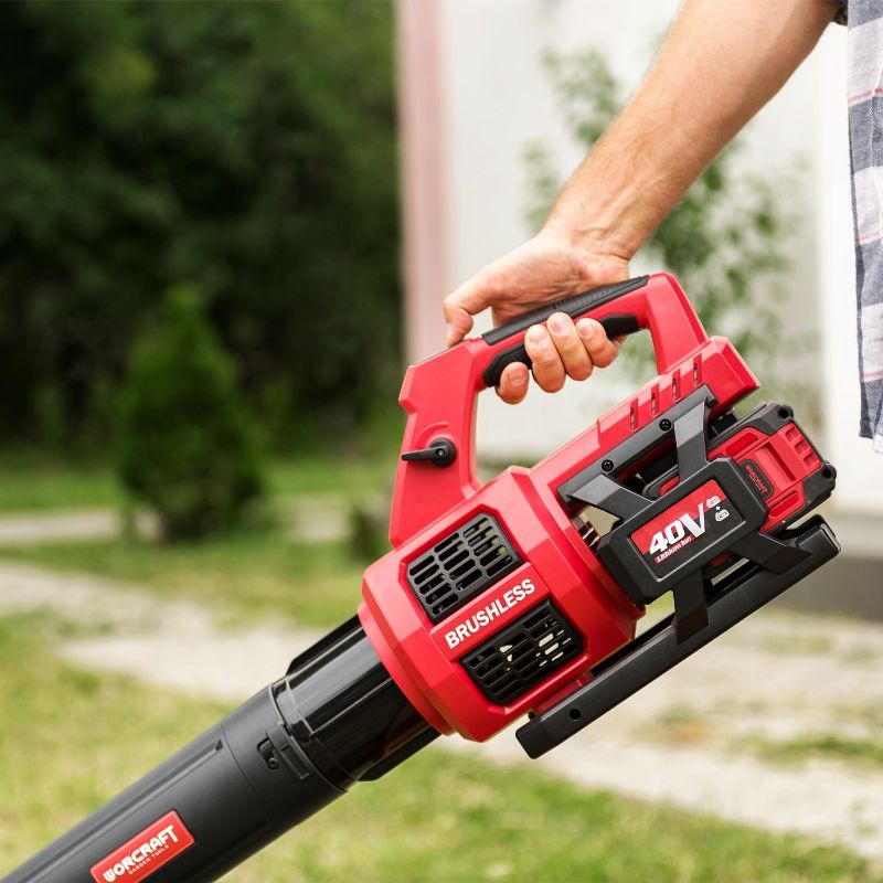 Акумуляторний безщітковий садовий повітродув WORCRAFT CLB-S40LiB