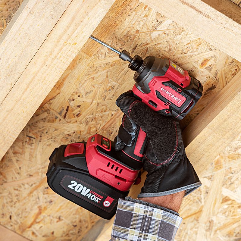 Акумуляторний безщітковий гайковерт ударний WORCRAFT CIS‑S20LiBH
