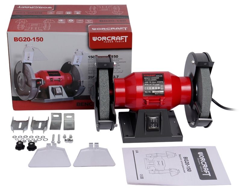 Верстат заточувальний WORCRAFT BG20-150