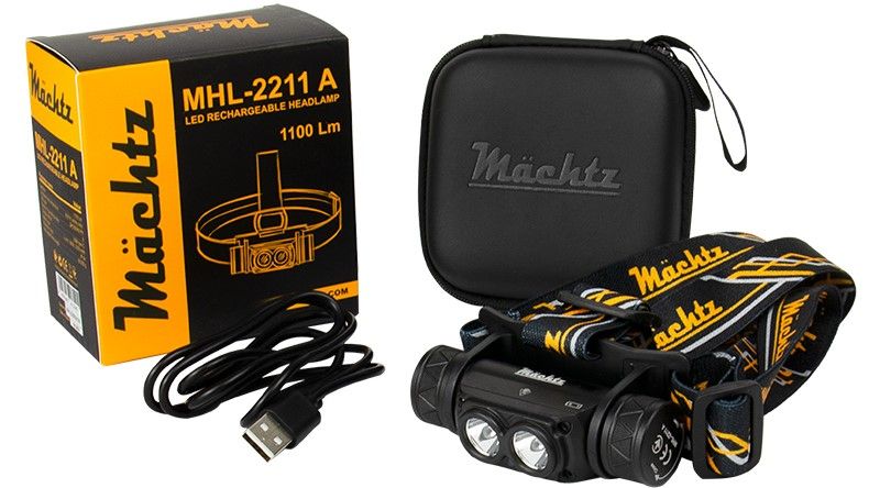 Ліхтар налобний світлодіодний Mächtz MHL-2211 A