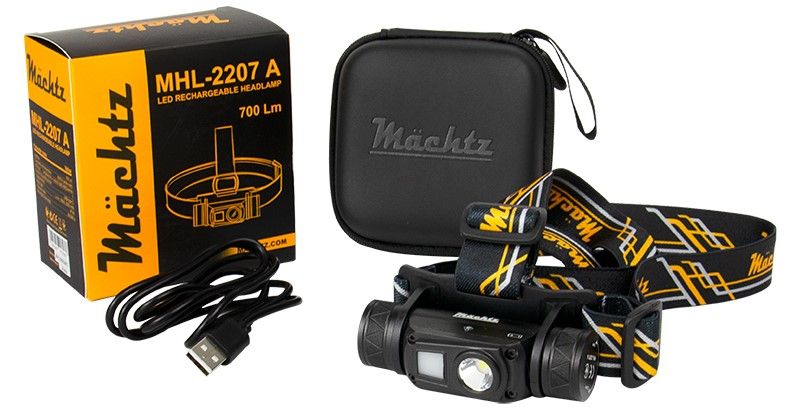 Ліхтар налобний світлодіодний Mächtz MHL-2207 A