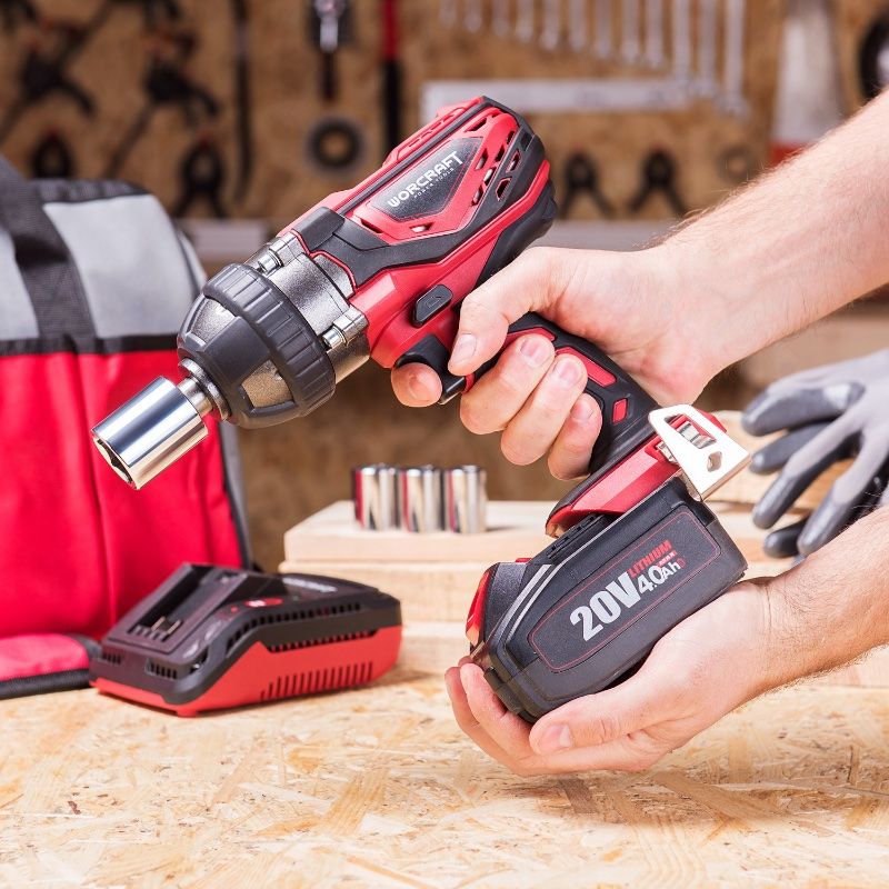 Акумуляторний гайковерт ударний WORCRAFT CIW-S20Li