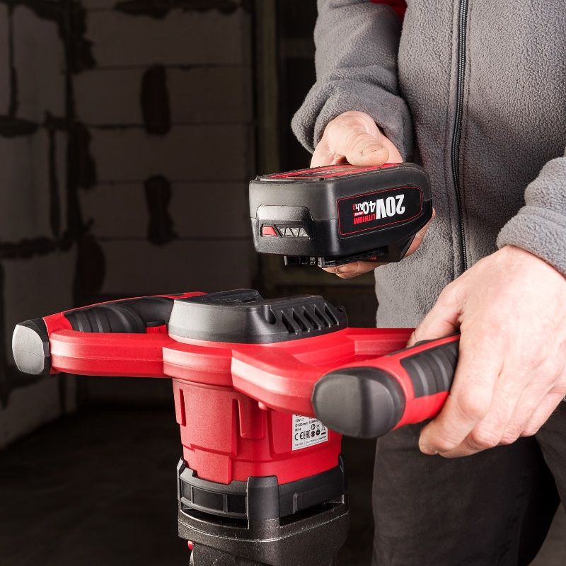 Акумуляторний безщітковий міксер будівельний WORCRAFT CMX-S20LiB