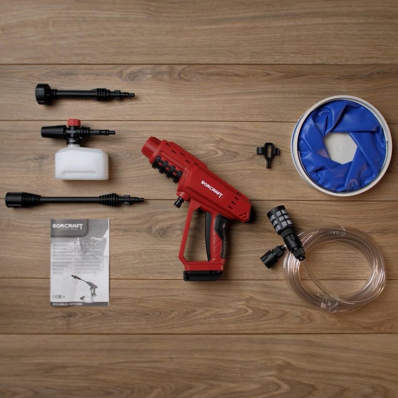 Акумуляторна мийка високого тиску WORCRAFT CPC-S20LiC