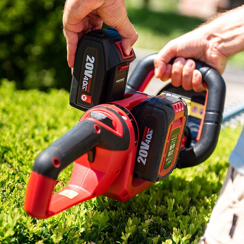 Акумуляторний безщітковий кущоріз WORCRAFT CHT‑S40LiB