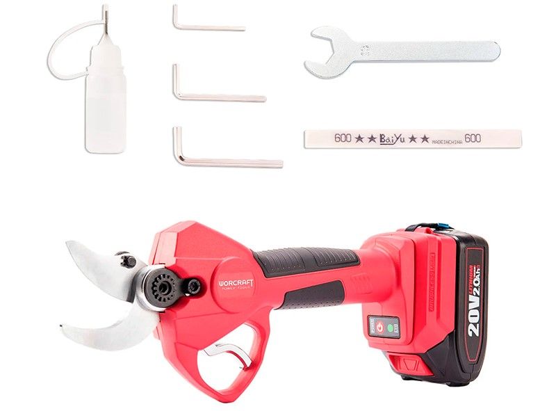 Акумуляторний безщітковий секатор WORCRAFT CSC-S20LiBP