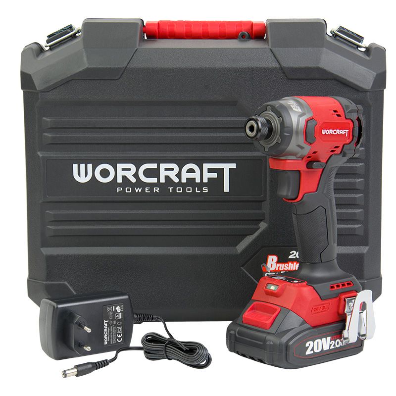 Акумуляторний безщітковий гайковерт ударний WORCRAFT CIS‑S20LiBM‑260