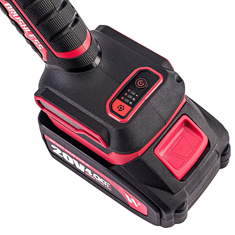 Акумуляторна безщіткова шліфмашина кутова WORCRAFT CAG‑S20LiBM-125