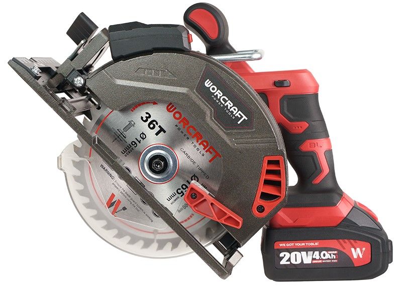 Акумуляторна безщіткова циркулярна пила WORCRAFT CCS-S20LiB