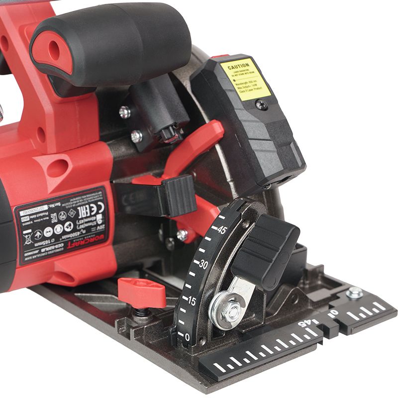 Акумуляторна безщіткова циркулярна пила WORCRAFT CCS-S20LiB