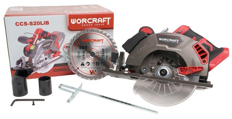 Акумуляторна безщіткова циркулярна пила WORCRAFT CCS-S20LiB