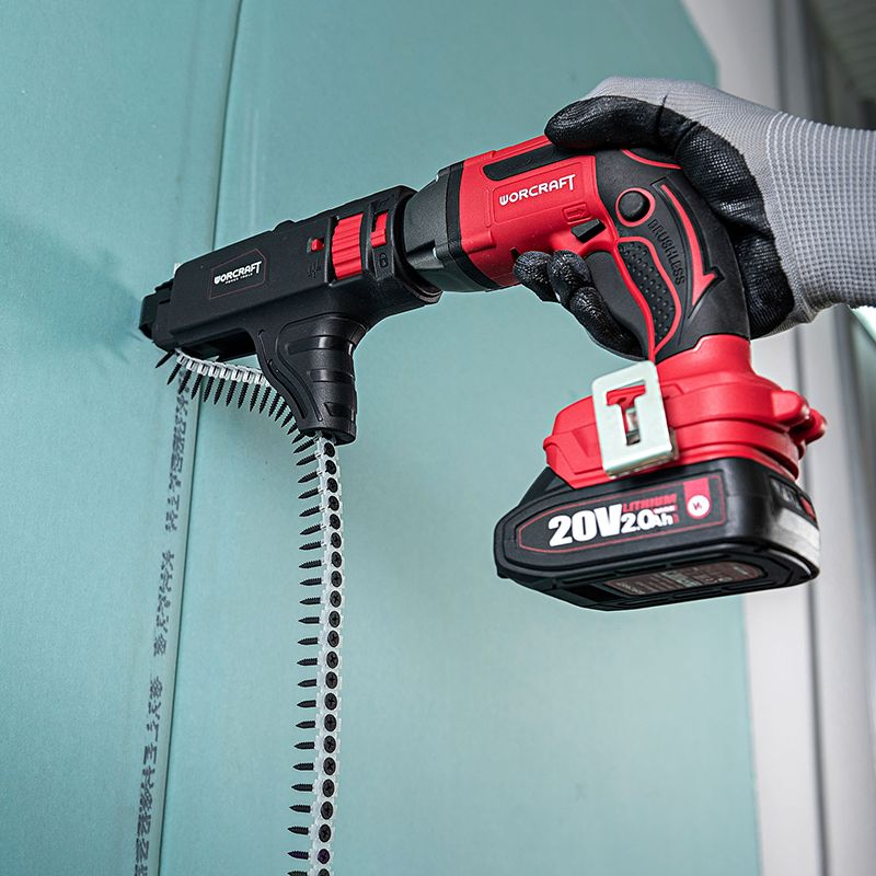 Акумуляторний безщітковий шуруповерт стрічковий WORCRAFT CDIS-S20LiBM