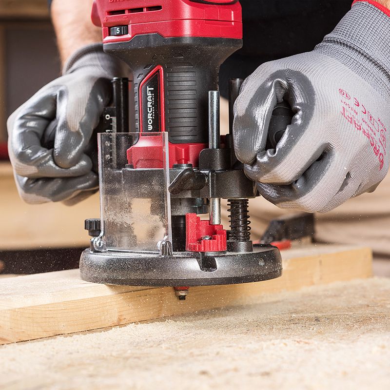 Акумуляторний безщітковий фрезер WORCRAFT CER-S20LiB