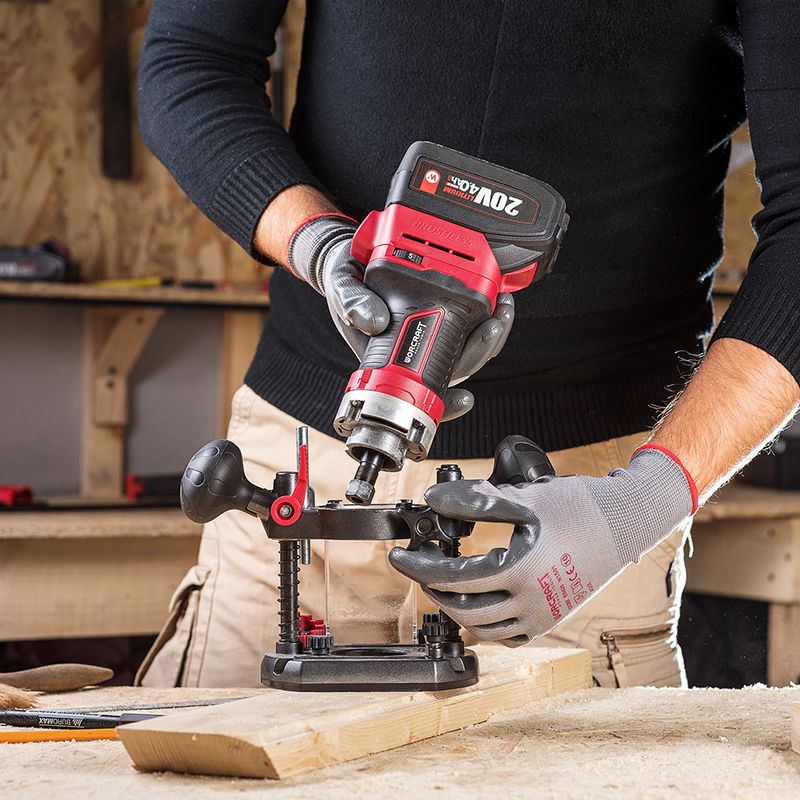 Акумуляторний безщітковий фрезер WORCRAFT CER-S20LiB