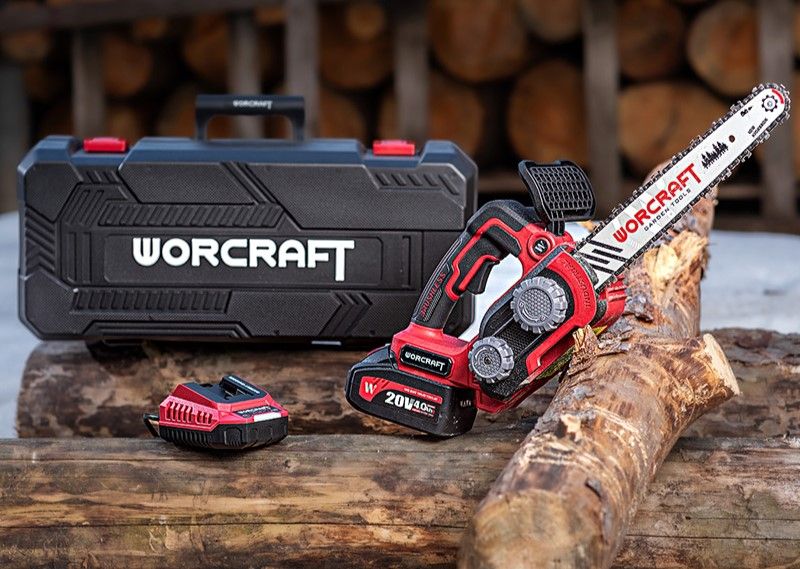 Акумуляторна безщіткова пила ланцюгова WORCRAFT CGC-S20LiBAM