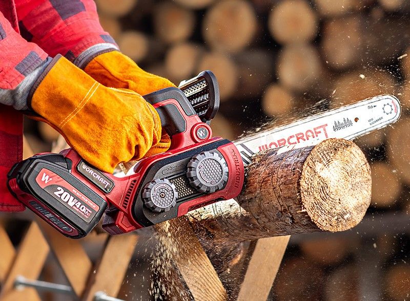 Акумуляторна безщіткова пила ланцюгова WORCRAFT CGC-S20LiBAM