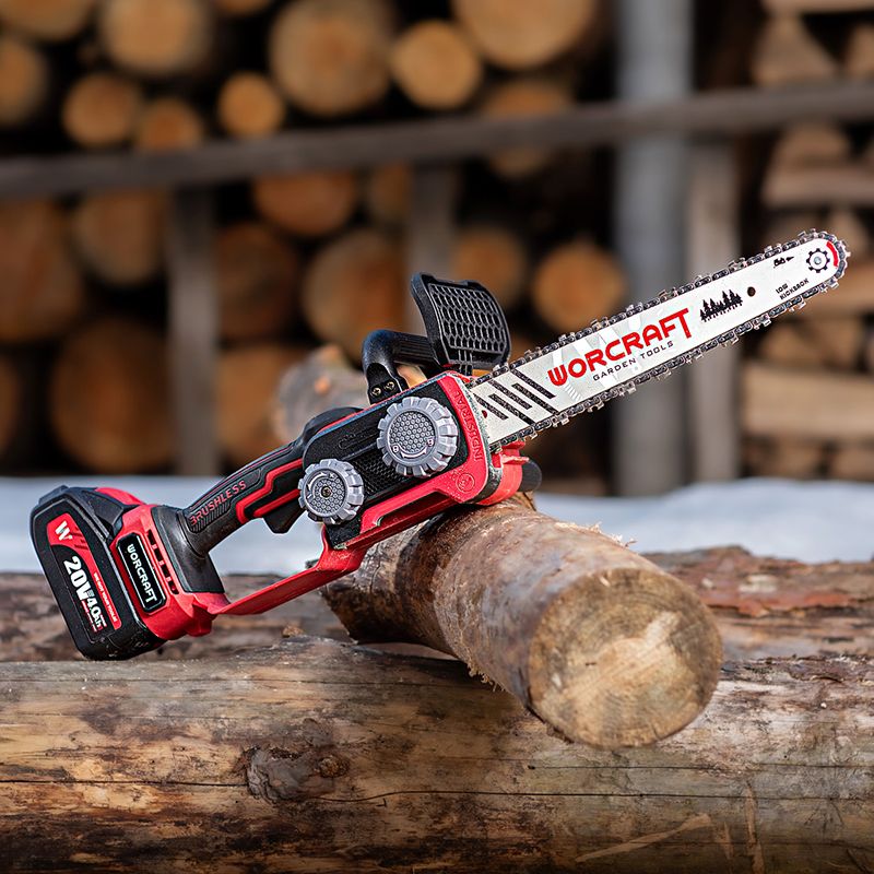 Акумуляторна безщіткова пила ланцюгова WORCRAFT CGC-S20LiBDM