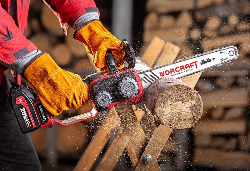 Акумуляторна безщіткова пила ланцюгова WORCRAFT CGC-S20LiBD