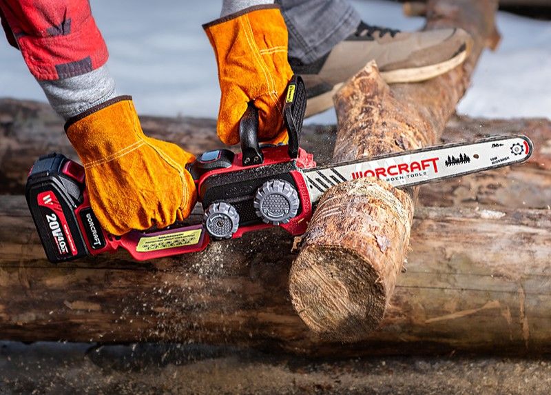 Акумуляторна безщіткова пила ланцюгова WORCRAFT CGC-S20LiBD