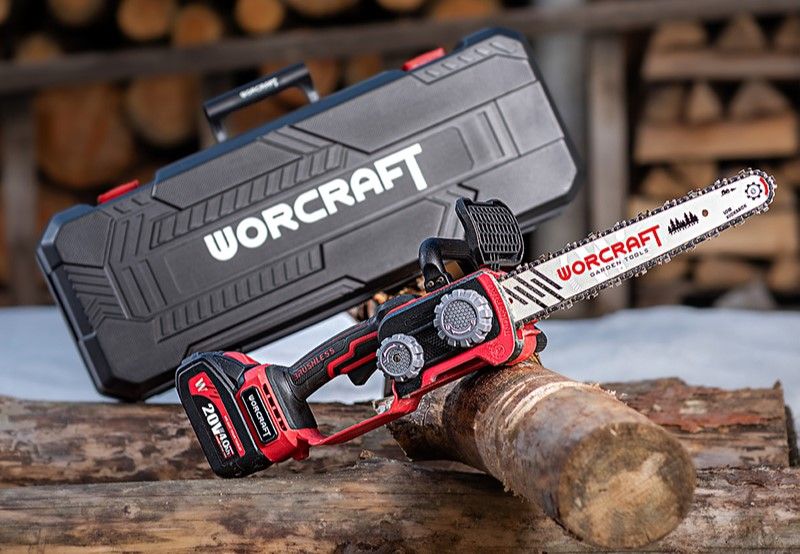 Акумуляторна безщіткова пила ланцюгова WORCRAFT CGC-S20LiBD